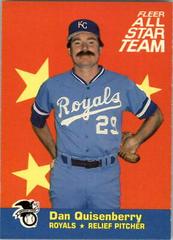 Dan Quisenberry #9 Baseball Cards 1986 Fleer All Stars Prices