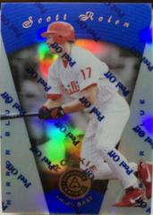 Scott Rolen [Mirror Blue] Baseball Cards 1997 Pinnacle Certified Prices