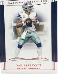 Dak Prescott [Red Jersey Number] #24 Football Cards 2018 National Treasures Prices