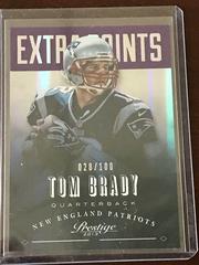 Tom Brady [Extra Points Purple] Football Cards 2013 Panini Prestige Prices