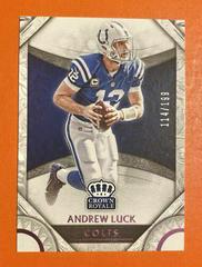 Andrew Luck [Pink] #17 Football Cards 2016 Panini Crown Royale Prices