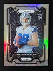 Luke Schoonmaker [SP Variation Silver] Football Cards 2023 Panini Prizm Prices