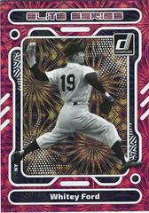 Whitey Ford [Pink Fireworks] #E2 Baseball Cards 2023 Panini Donruss Elite Series Prices
