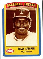Billy Sample #118 Baseball Cards 1990 Swell Greats Prices