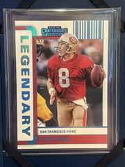Steve Young [Platinum] #LGD-SYO Football Cards 2022 Panini Contenders Legendary Prices