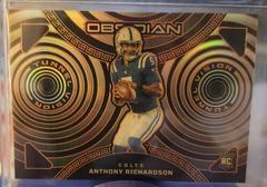 Anthony Richardson [Orange Electric Etch] #3 Football Cards 2023 Panini Obsidian Tunnel Vision Prices