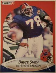 Bruce Smith #121 Football Cards 1990 Fleer Prices