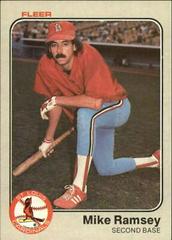 Mike Ramsey #19 Baseball Cards 1983 Fleer Prices