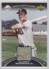 Eddie Mathews #CM-EM Baseball Cards 2007 Upper Deck Sweet Spot Classic Classic Memorabilia Prices