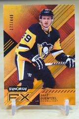 Jake Guentzel [Orange] #FX-JG Hockey Cards 2021 Upper Deck Synergy FX Prices