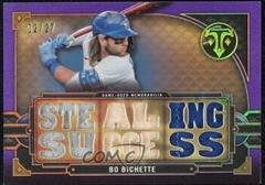 Bo Bichette [Amethyst] #TTR-BB3 Baseball Cards 2022 Topps Triple Threads Relics Prices
