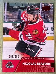 Nicolas Beaudin [Exclusives] #6 Hockey Cards 2021 Upper Deck AHL Prices