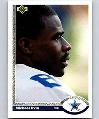 Michael Irvin #107 Football Cards 1991 Upper Deck Prices