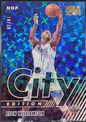 Zion Williamson [Hyper Gold] #9 Basketball Cards 2021 Panini Hoops City Edition Prices