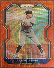 Aaron Judge [Red Wave Prizm] Baseball Cards 2021 Panini Prizm Prices
