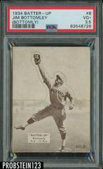 Jim Bottomley [Bottomly] #8 Baseball Cards 1934 Batter Up Prices
