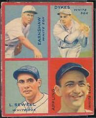 Appling, Dykes, Earnshaw, L. Sewell Baseball Cards 1935 Goudey 4 in 1 Prices