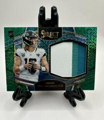 Trevor Lawrence [Green] #JS-TLR Football Cards 2021 Panini Select Jumbo Rookie Swatch Prices