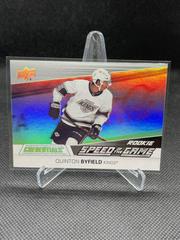 Quinton Byfield Hockey Cards 2021 Upper Deck Credentials Speed of the Game Rookies Prices