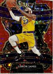LeBron James [Red Disco Prizm] #47 Basketball Cards 2019 Panini Select Prices