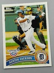 Austin Jackson #184 Baseball Cards 2011 Topps Opening Day Prices