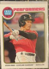 Steven Kwan #NA-24 Baseball Cards 2023 Topps Heritage New Age Performers Prices