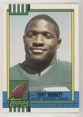 Tony Bennett Football Cards 1990 Topps Traded Prices
