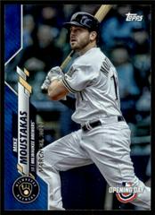 Mike Moustakas [Blue Foil] #5 Baseball Cards 2020 Topps Opening Day Prices