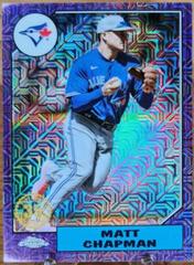 Matt Chapman [Purple] #T87C-14 Baseball Cards 2022 Topps Update 1987 Chrome Prices