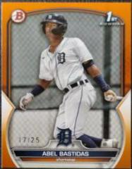 Abel Bastidas [Orange] #BP-113 Baseball Cards 2023 Bowman Paper Prospects Prices