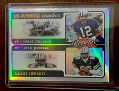 Drew Pearson, Roger Staubach [Silver] #CC-6 Football Cards 2022 Panini Classics Combos Prices