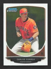Carlos Correa Baseball Cards 2013 Bowman Chrome Draft Picks & Prospects Top Prospects Prices
