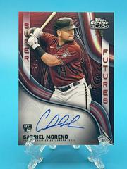 Gabriel Moreno [Red] #SFA-GM Baseball Cards 2023 Topps Chrome Black Super Futures Autographs Prices