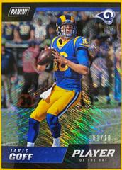 Jared Goff #20 Football Cards 2018 Panini Player of the Day Prices