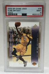 Kobe Bryant [Gold] Basketball Cards 2003 SP Game Used Prices