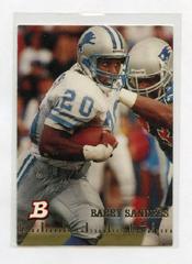 Barry Sanders #180 Football Cards 1994 Bowman Prices