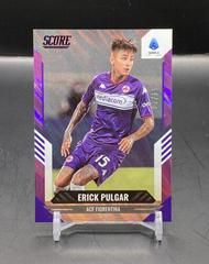Erick Pulgar [Purple Lava] Soccer Cards 2021 Panini Score Serie A Prices