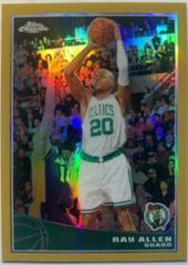 Ray Allen Refractor #7 Basketball Cards 2009 Topps Chrome Prices