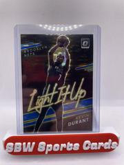 Kevin Durant [Blue Pulsar] Basketball Cards 2021 Panini Donruss Optic Light It Up Prices