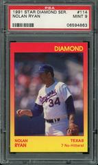 Nolan Ryan #114 Baseball Cards 1991 Star Diamond Series Prices