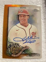 Juan Soto [Orange] Baseball Cards 2022 Topps Allen & Ginter Chrome Autographs Prices
