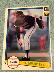 Allen Ripley #125 Baseball Cards 1982 Donruss Prices