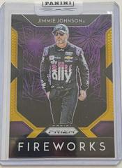 Jimmie Johnson [Gold] #F-6 Racing Cards 2019 Panini Prizm Nascar Fireworks Prices