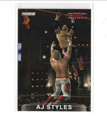 AJ Styles [Red] #73 Wrestling Cards 2008 TriStar TNA Cross the Line Prices