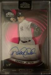 Derek Jeter [Refractor] #CBA-DJ Baseball Cards 2022 Topps Chrome Black Autographs Prices