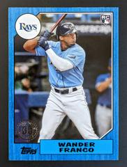 Wander Franco [Blue] #T87-23 Baseball Cards 2022 Topps 1987 Prices