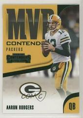 Aaron Rodgers [Emerald] Football Cards 2018 Panini Contenders MVP Prices