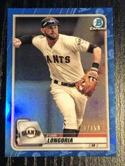 Evan Longoria [Blue Refractor] #42 Baseball Cards 2020 Bowman Chrome Prices
