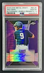 Joey Bart [Purple] Baseball Cards 2018 Leaf Metal Draft Autograph Prices