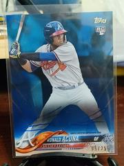 Ronald Acuna [Autograph Blue] #RA Baseball Cards 2018 Topps Clearly Authentic Prices